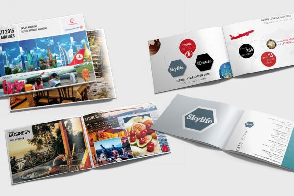 Turkish Airlines inflight magazine: Gestaltung media kit